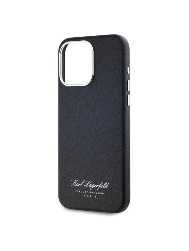 KARL LAGERFELD futerał do IPHONE 15 Pro Max KLHCP15XPGWCMKHK (FW PU Hotel RSG) black