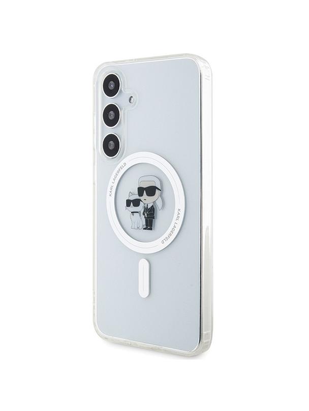 KARL LAGERFELD futerał do SAMSUNG S24 Plus KLHMS24MHGKCNOT (MAGSAFE IML KC) transparentny