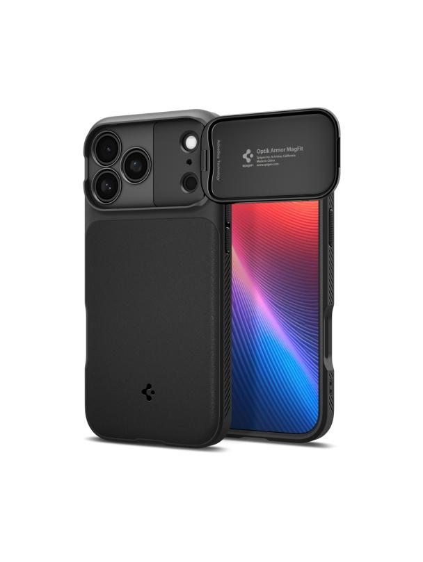 SPIGEN futerał OPTIK ARMOR MAG do IPHONE 17 Pro black
