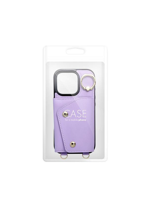 Futerał portfel WONDER dla IPHONE 16e (SE 4 2025) liliowy