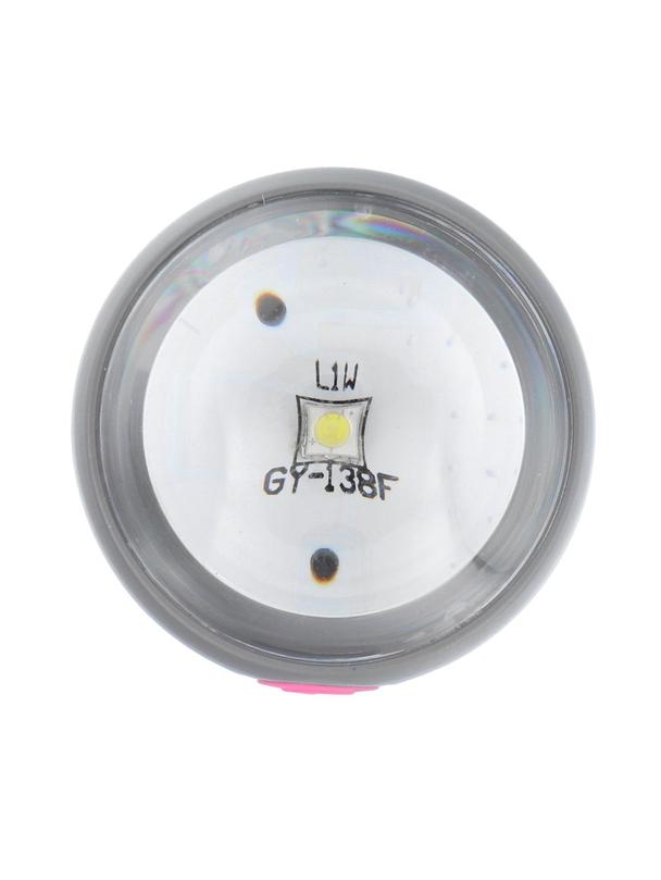 Dozownik worków na psie odchody z karabińczykiem i latarką LLFG24033 pink