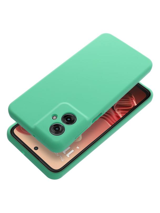 Futerał SILICONE 2mm do MOTOROLA G55 5G miętowy