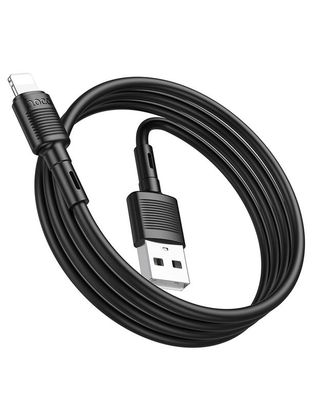 Kabel USB A do Lightning Hoco 2,4A 1 m X83 czarny
