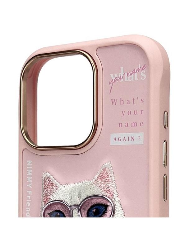 NIMMY futerał COOL&CUTE 2.0 Cat do IPHONE 16 Pro Max różowy