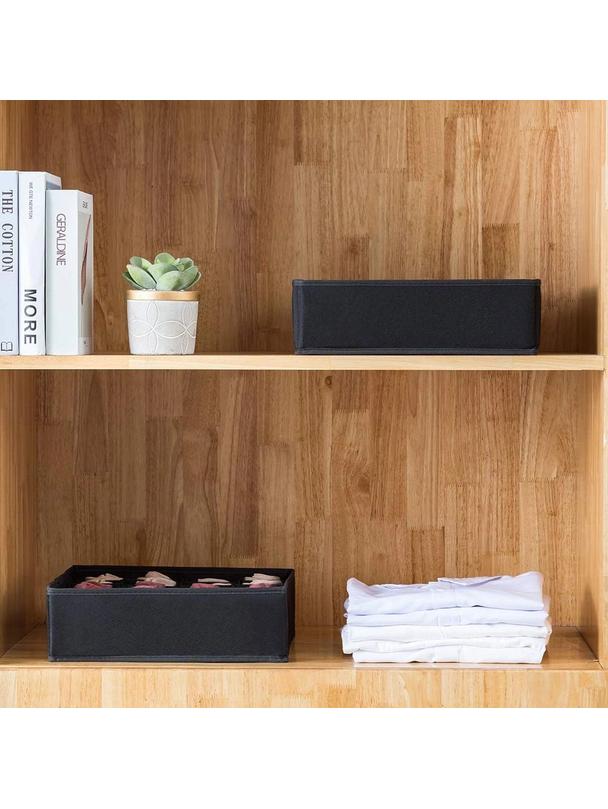 Organizer na bieliznę skarpetki do szuflady 24 przegródki RC-K-1087 czarny