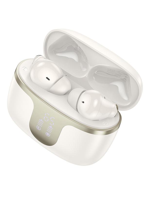 Słuchawki bezprzewodowe douszne Hoco TWS EQ10 mleczna biel