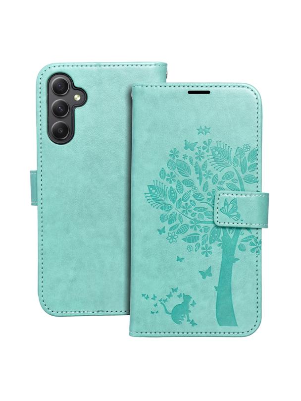 Kabura MEZZO Book do SAMSUNG A34 5G drzewo zielony