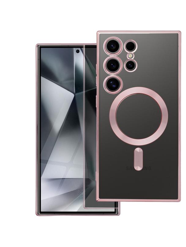 Futerał ELECTRO MAG COVER kompatybilny z MagSafe do SAMSUNG S26 Plus złoty róż