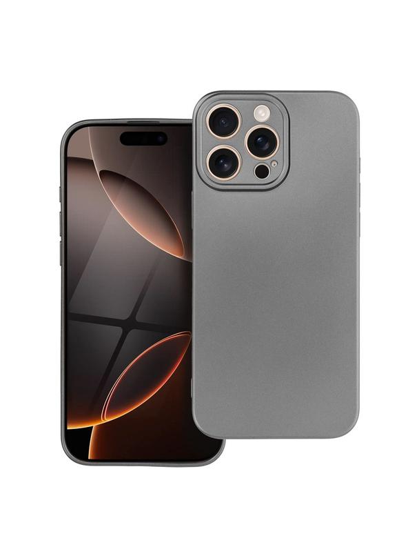 Futerał METALLIC do IPHONE 16 Pro Max szary