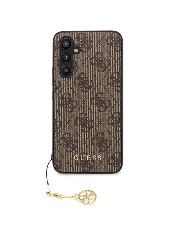 GUESS futerał do SAMSUNG S23 FE GUHCS23FEGF4GBR (4G Charm) brązowy