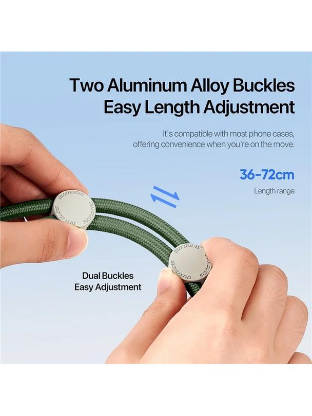 DUX DUCIS Plaz - smycz do telefonu zielona