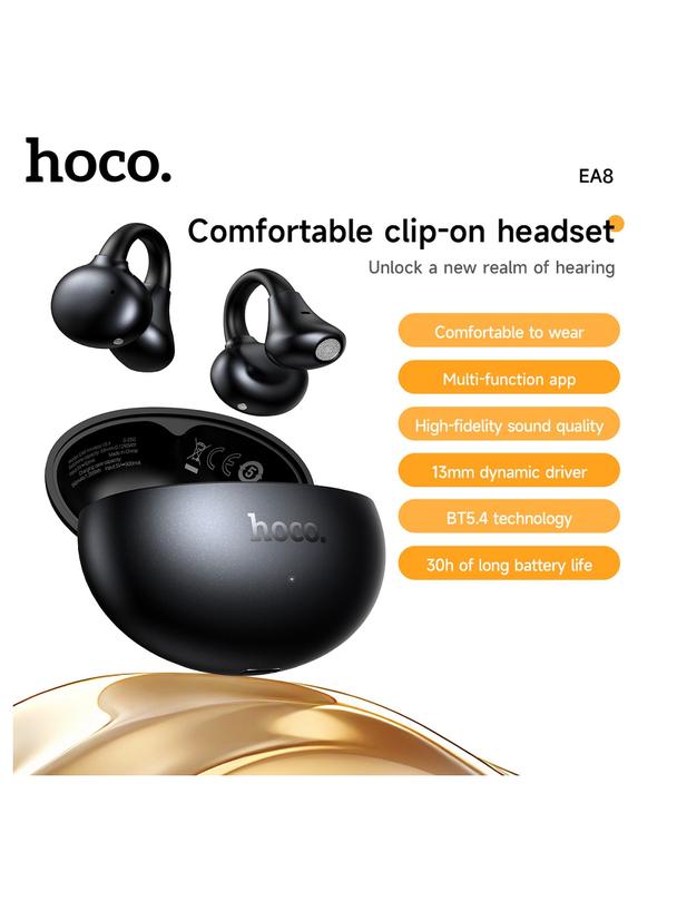 Słuchawki bezprzewodowe douszne Hoco TWS EA8 czarny