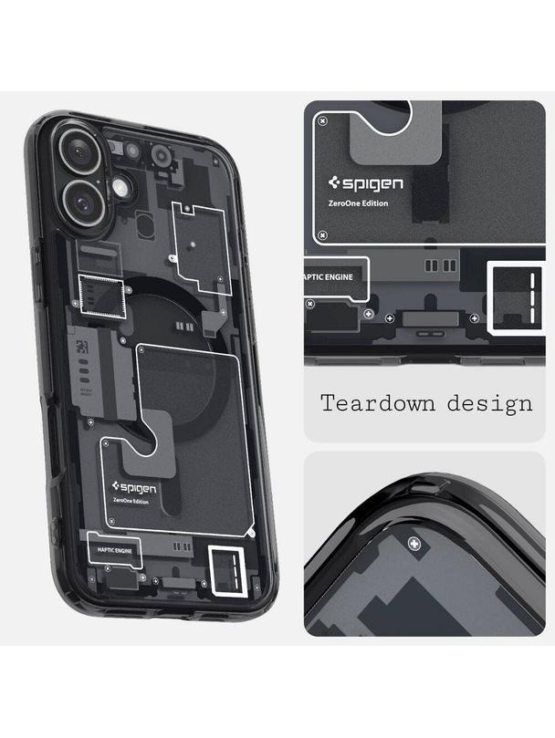 SPIGEN futerał ULTRA HYBRID MAG kompatybilny z MagSafe do IPHONE 16 zero one