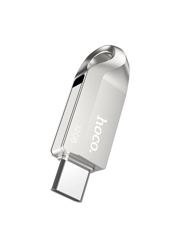 Pendrive 32GB USB 3.0 (USB A + USB C) Hoco UD8 nikiel