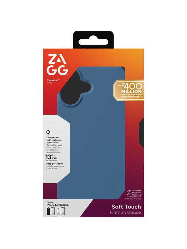 ZAGG futerał MANHATTAN SNAP kompatybilny z MagSafe do IPHONE 17 ocean abyss