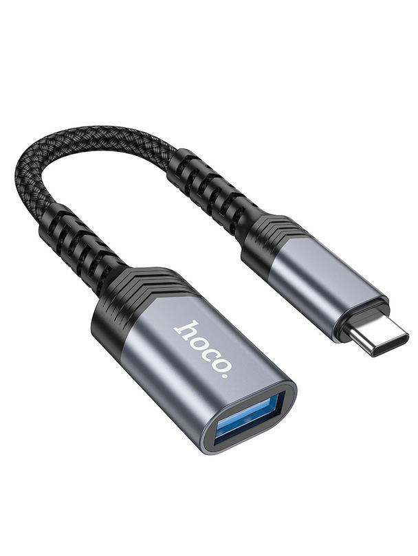 Adapter OTG USB C do USB A Hoco 4A UA24 czarny