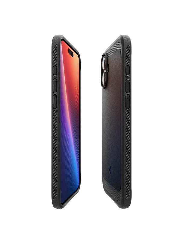 SPIGEN futerał RUGGED ARMOR MAG kompatybilny z MagSafe do IPHONE 16 matte black