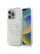 KARL LAGERFELD futerał do IPHONE 16 Pro KLHCP16LHKHDCELT (IML Rhinestones K Head) transparent