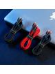 Kabel USB C do USB C Baseus 3A 1 m  CATKLF-G91 czerwono-czarny