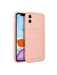 Futerał CARD CASE do IPHONE 11 różowy
