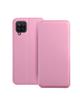 Kabura DUAL POCKET Book do SAMSUNG A12 / M12 jasny różowy