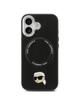 KARL LAGERFELD futerał do IPHONE 17 kompatybilny z MagSafe KLHMP17SPSMLRKLK (PU Karl Pin) czarny