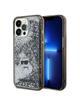 KARL LAGERFELD futerał do IPHONE 13 Pro KLHCP13LLKCNSK (Liquid Glitter C) transparentny