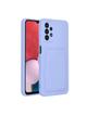 Futerał CARD CASE do SAMSUNG A13 5G / A04S fioletowy