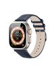 DUX DUCIS pasek YS skórzany do Apple Watch 38 / 40 / 41 mm niebieski