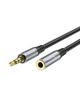 Kabel AUX Jack 3,5 mm do Jack 3,5 mm Hoco 2 m UPA20 czarny
