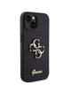 GUESS futerał do IPHONE 15 GUHCP15SHG4SGK (Fixed Glitter Big 4G) czarny