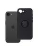 Futerał do iPhone 16e (SE 4 2025) Silicone Ring czarny