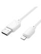 Kabel USB A do Lightning Hoco 2,4A 1 m X113 biały