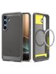 SPIGEN futerał RUGGED ARMOR MAG kompatybilny z MagSafe do SAMSUNG S25 marble grey