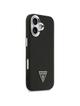 GUESS futerał do IPHONE 17 kompatybilny z MagSafe GUHMP17SPGTSPSK (Grained PU Triangle Logo) czarny