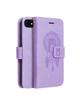 Kabura MEZZO Book do IPHONE 7 / 8 / SE 2020 / SE 2022 łapacz snów fioletowy