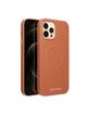 ROAR futerał LEATHER MAG kompatybilny z MagSafe do IPHONE 12 Pro Max Brązowy