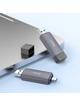 Czytnik kart SD / TF Hoco USB A / USB C 3.0 HB45 szary