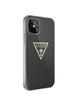 GUESS futerał do IPHONE 12 Mini GUHCP12SPCUMPTBK (Kolekcja Metallic) czarny