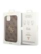 GUESS futerał do IPHONE 13 / 14 / 15 GUHCP14S4GMGBR (4G Big Metal Logo) brązowy