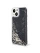 GUESS futerał do IPHONE 13 / 14 / 15 GUHCP14SLCSGSGK (Liquid Glitter Marble) czarny
