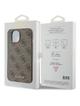 GUESS futerał do IPHONE 15 GUHCP15SG4GFBR (4G Metal Logo) brązowy