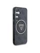 GUESS futerał do SAMSUNG S25 GUHMS25SHG4PRTGK (Magnetic IML Metal Glitter 4G Circle Triangle) czarny