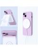 Futerał SILICONE MAG COVER kompatybilny z MagSafe do IPHONE 12 Pro Max różowy