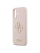 GUESS futerał do IPHONE 17 GUHCP17SSC4GSMP (Silicone W/ Big 4G Script) różowy