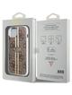 GUESS futerał do IPHONE 15 Plus GUHCP15MH4PSEGW (4G Gold  Stripe) brązowy
