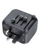 Ładowarka podróżna / adapter OL-309-PQ20 CAŁY ŚWIAT czarna