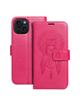 Kabura MEZZO Book do IPHONE 15 łapacz snów magenta