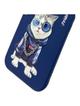 NIMMY futerał GLASSES COOL CAT do IPHONE 15 niebieski