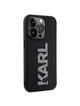 KARL LAGERFELD futerał do IPHONE 15 Pro KLHCP15L3DMBKCK (3D Logo Glitter) czarny